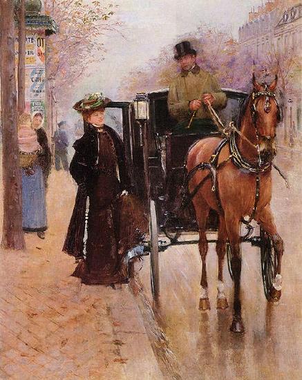 Jean Beraud Home, Driver oil painting picture